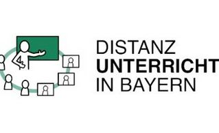 Distanzunterricht Schematische Darstellung von Distanzunterricht